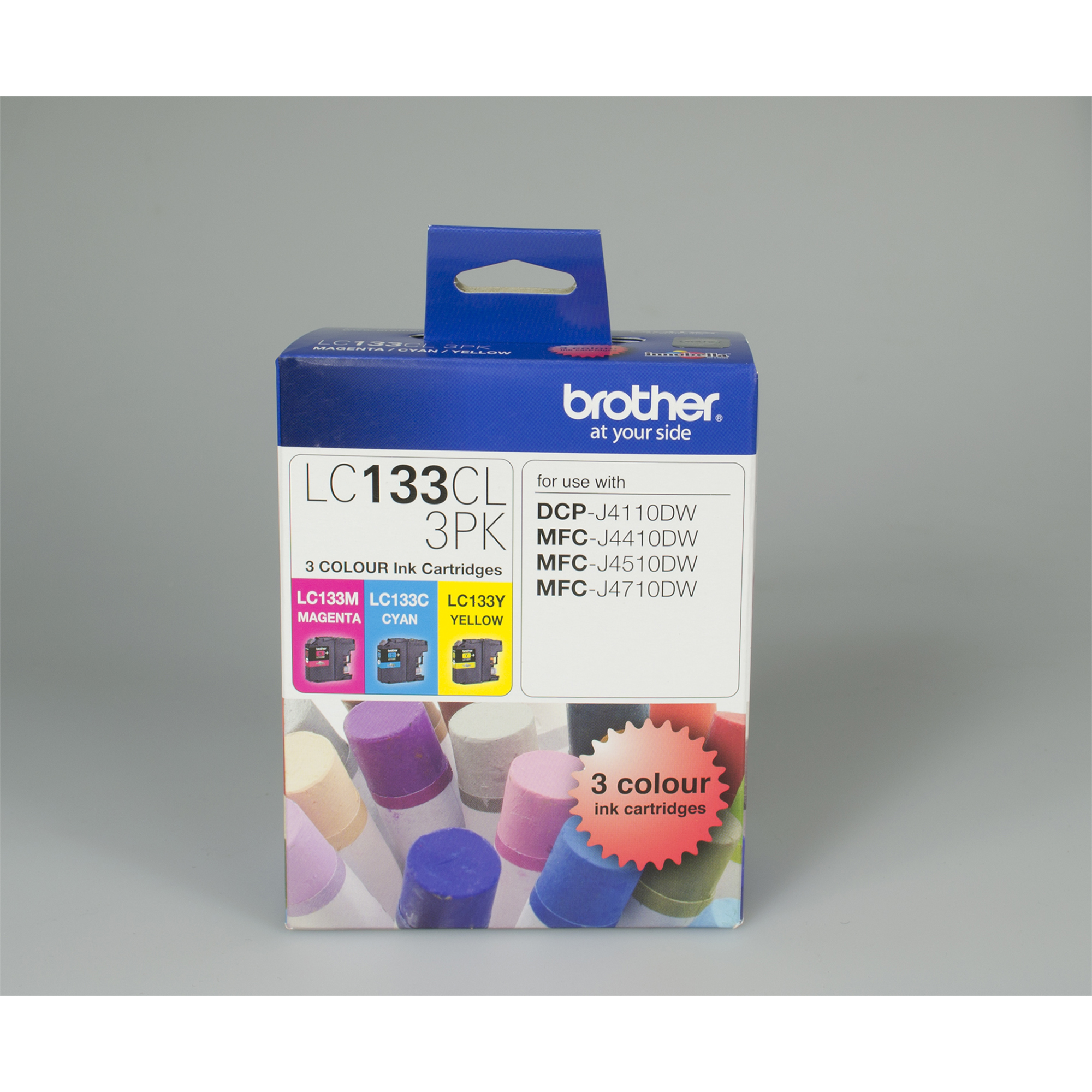 Brother Ink Cartridge Lc133cl3pk Value Pack  
