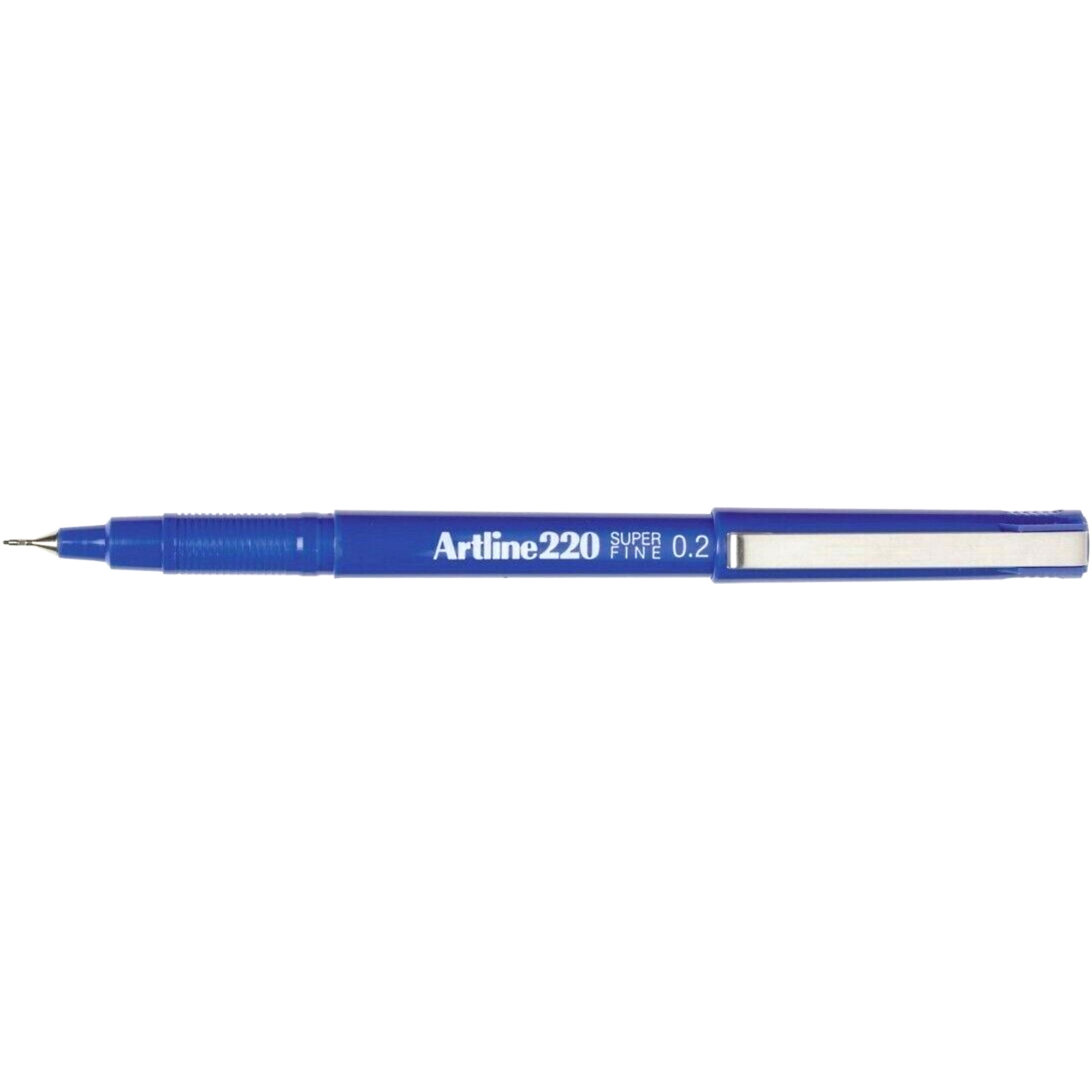 Artline 220 Super Fine Pen 02mm Blue Each