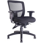 Ergomomic Ergo Task Medium Mesh Back With Arms Black  enquire about assembly 