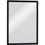 Durable Duraframe Magnetic Sign Holder A3 Black Pack of 5