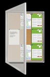 Visionchart Noticecase Hinged Door TX Weather Resistant 820x1080mm Cork