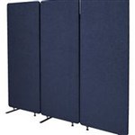 Visionchart ZIP Acoustic Divider Screen 3 Panel 1650Wx1830H Marine