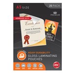 GBC A5 Laminating Pouches 25 Micron Adhesive Back Pack of 25