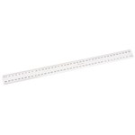 40cm Plastic Ruler Clear