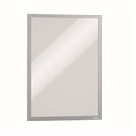 Durable Duraframe Magnetic Sign Holder A3  Silver Pack Of 5