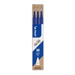 Pilot Frixion Ball 07mm Pen Refill Blue Pk 3