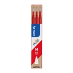 Pilot Frixion Ball 07mm Pen Refill Red Pk 3