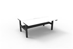 Boost Back To Back Workstation Height Adjustable  1200 x750mm  WhiteBlack