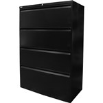 Go Lateral Filing Cabinet  4 Drawer  Black 