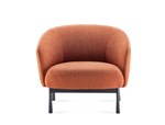 Cosmos 1 Seater Lounge Chair  Rust