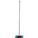 Cleanlink Indoor Broom Blue Brush With Metal Handle