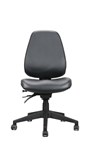 Ergonomic Endeavour Pro Chair  Black PU No Arms  enquire about assembly