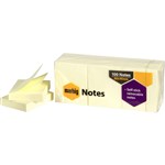 Marbig Notes 40x50mm Yellow Pk12