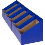 Marbig Book Boxes Large Blue Pk5