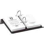 Desk Calendar Stand Acrylic Side Opening Charcoal