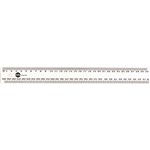 Plastic Ruler 30cm Clear 