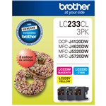 Brother Ink Cartridge Lc233cmy Colour Pack 
