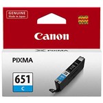 CANON INK CARTRIDGE CLI651C Cyan  