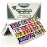 CRAYOLA CRAYONS TRIANGULAR  Assorted Classpack 16 Colours Pack Of 256