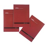 COLLINS A60 ANALYSIS BOOK A4 Journal Red 