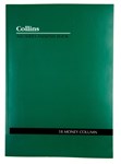COLLINS A60 ANALYSIS BOOK A4 18 Money Column Green 