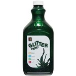 Washable Glitter Paint Green  2L