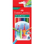 FABERCASTELL TRI GRIP PENCILS Coloured Assorted Pack of 24