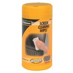 FELLOWES SCREEN CLEANING 100 Wipe Tub 