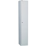 Go Steel 1 Door Locker  1830 x305mm  Silver Grey
