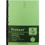 PROTEXT BINDER BOOK A4 8mm Ruled 192pgs Cow 