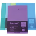 Protext Poly Cover Grid  Graph Book 10mm 48 Page Dolphin 