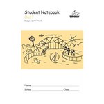 Writer Student Note Book 250mm x 175mm Buff 64 Page Plain 
