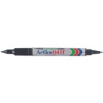 ARTLINE 041T PERMANENT MARKER Dual Nib Black 