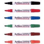ARTLINE 509A WHITEBOARD MARKER Assorted Chisel  Nib Box of 12