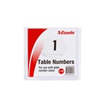 ESSELTE TABLE NUMBERS 110 Pack Of 10  White