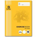 OLYMPIC EXERCISE BOOK 225mm x 175mm 8mm Ruled 48 Page 