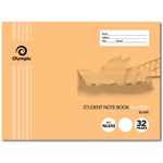 OLYMPIC NOTEBOOKS NSW PRIMARY 32Page L Scape Blank Salmon 
