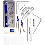 Staedtler Noris 10 Piece Maths Set  Metal Case