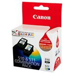 CANON INK CARTRIDGE PG510 CL511 Value Pack Colour  