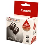 CANON INK CARTRIDGE PG510TWIN Twin Pack Black  