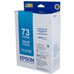 EPSON INK CARTRIDGE 73N Value Pack Black  Colour 20 Glossy Photo Paper 4x6 200g