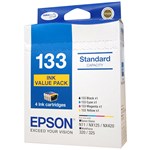 Epson Ink Cartridge 133 Colour Value Pack E133VP
