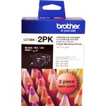 Brother Ink Cartridge  Lc73bk2pk Twin Pack Black  