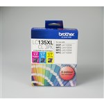 Brother Lc135xl Colour Ink Cartridges Value Pack High Yield