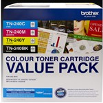 Brother 4 Colour Toner Value Pack TTN240  