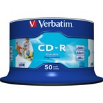 Verbatim Printable CDR White  Pk50