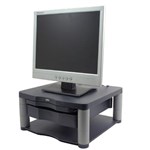 Fellowes Monitor Riser Plus 5 Height Adustments Storage Draw Up To 21 Inch Monitor Graphite 