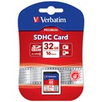 VERBATIM SDHC MEMORY CARDS 32GB Class 10 