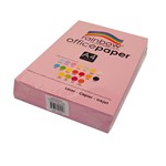 RAINBOW 80GSM OFFICE PAPER A4 Pink 500 Sheets Ream  