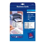 AVERY C32011 BUSINESS CARDS LaserInjet 200gsm Matt White Pack of 250